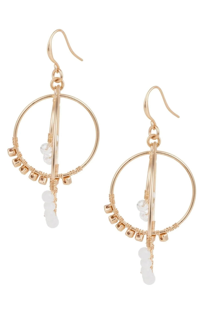 Scorio Earring White