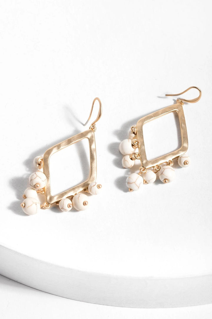 Sun Drop Earring Ivory