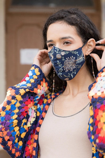 Saachistyle Latest Primavera Embroidered Face Mask