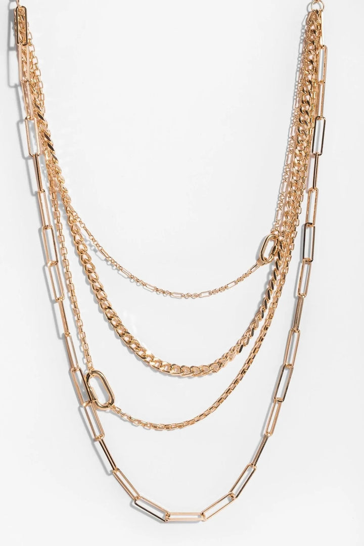 Parker Layered Necklace Gold