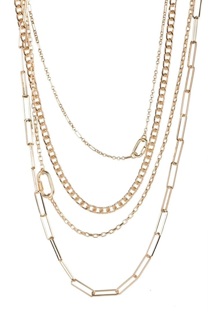 Parker Layered Necklace Gold