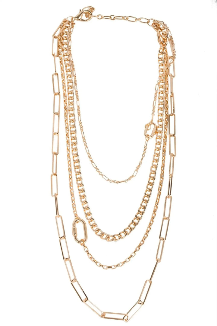 Parker Layered Necklace Gold