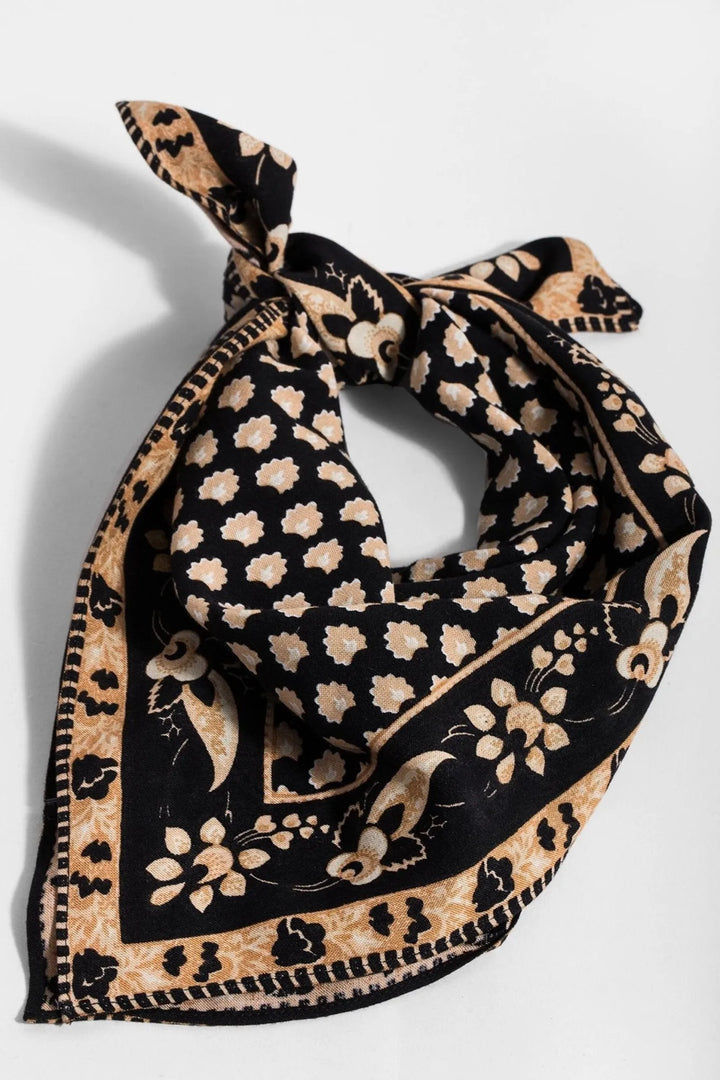 Kamala Cotton Bandana Black