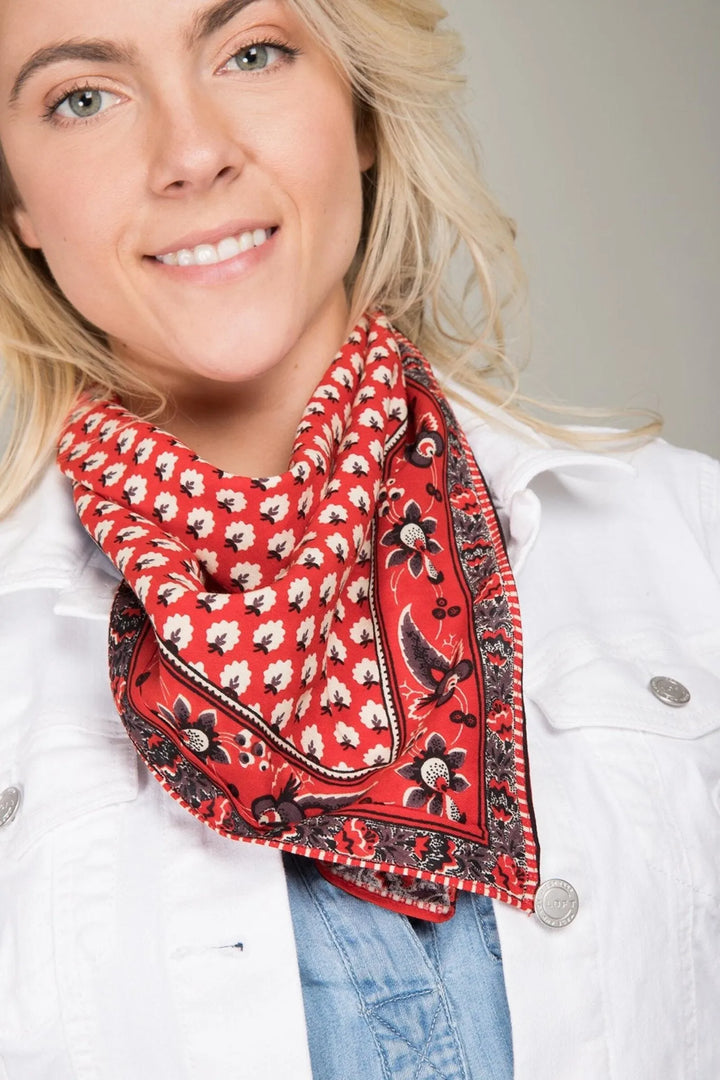 Kamala Cotton Bandana Red