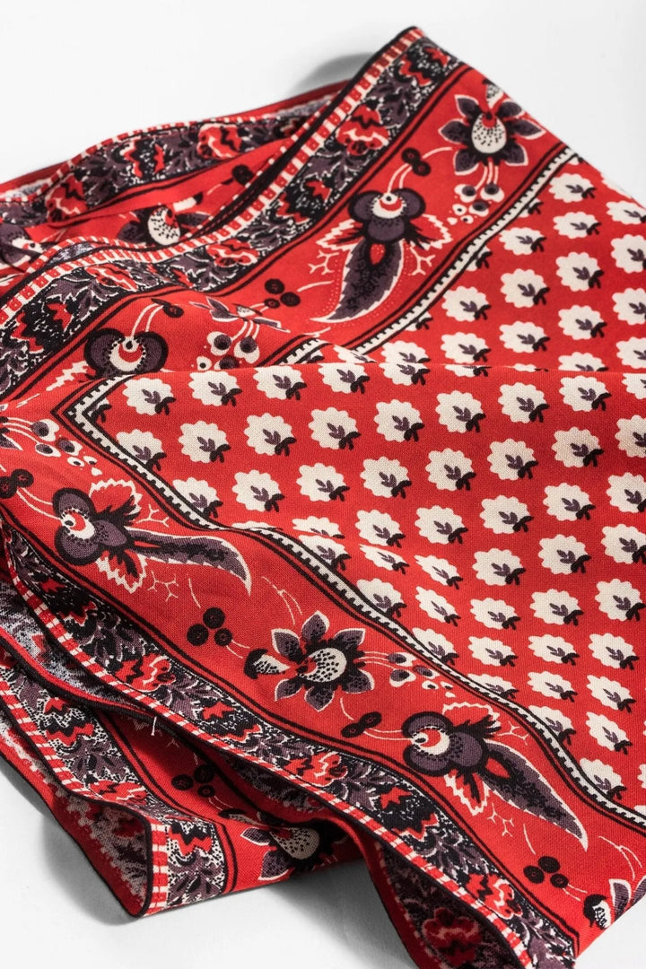 Kamala Cotton Bandana Red