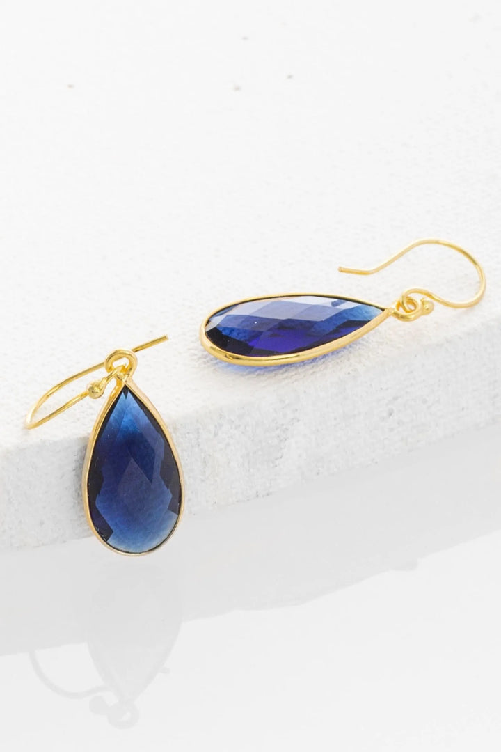 Single Drop Earring Blue