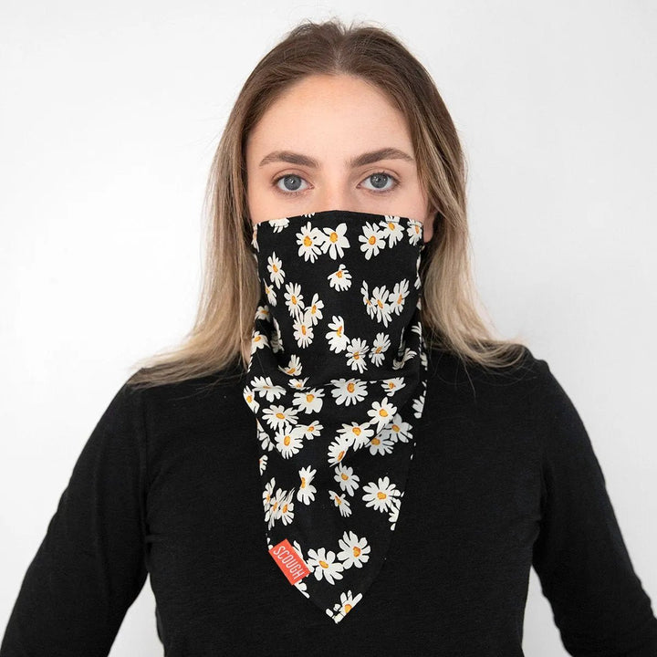 Daisy Bandana with Filter Black