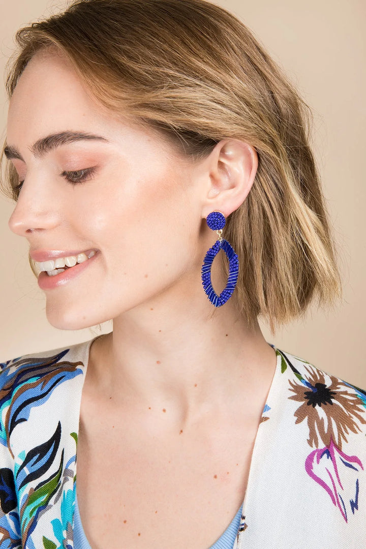 Kaia Earring Medium Blue