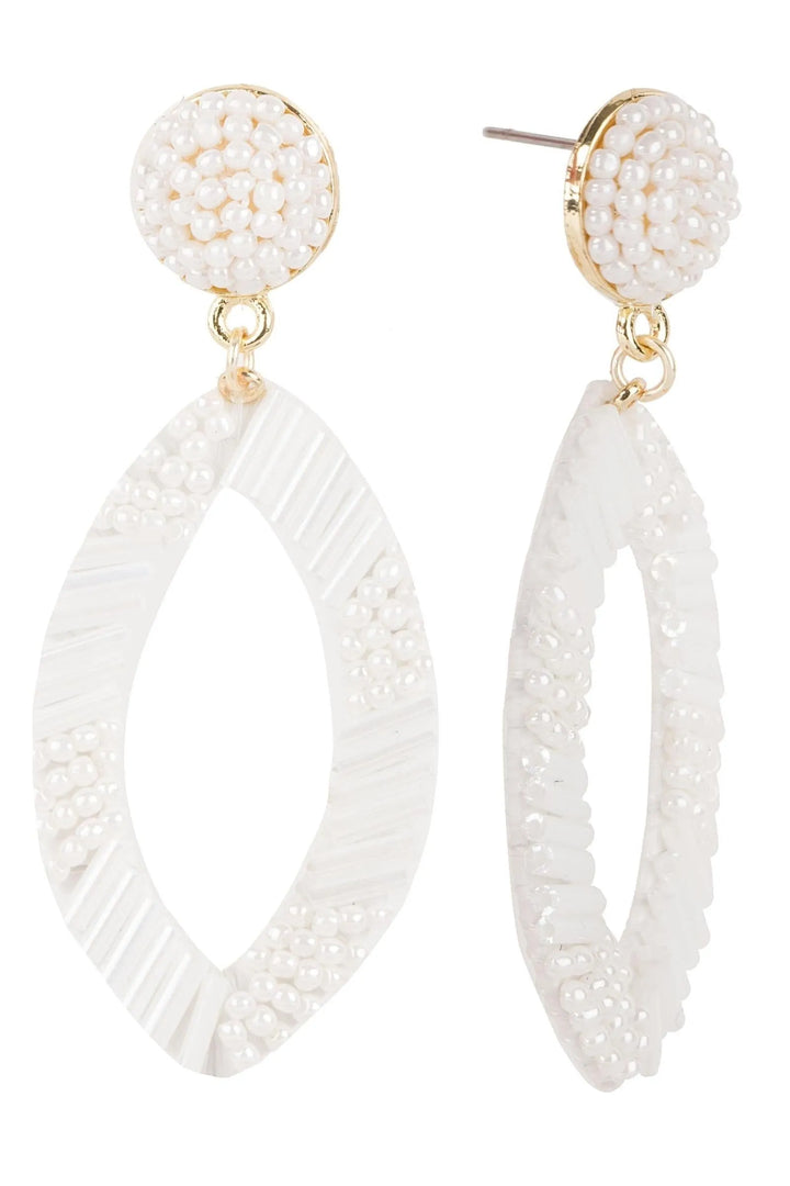 Kaia Earring White