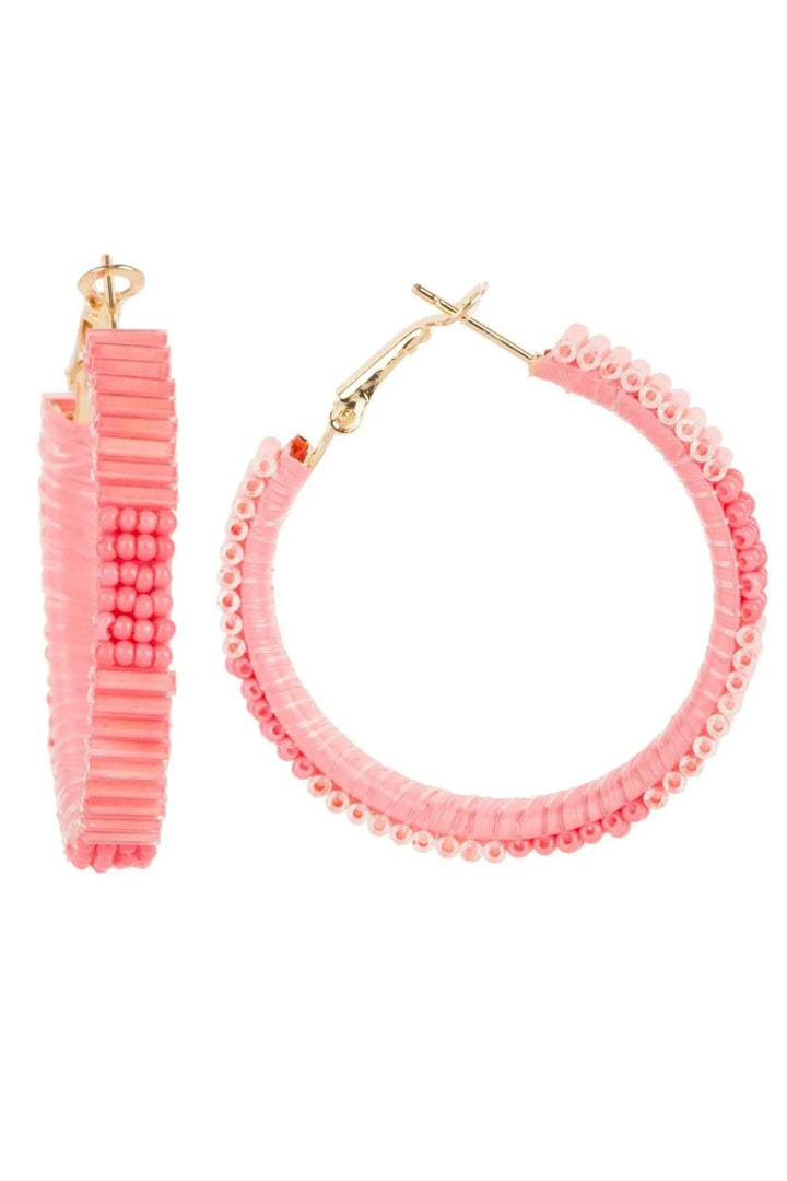 Hang Ten Earring Pink