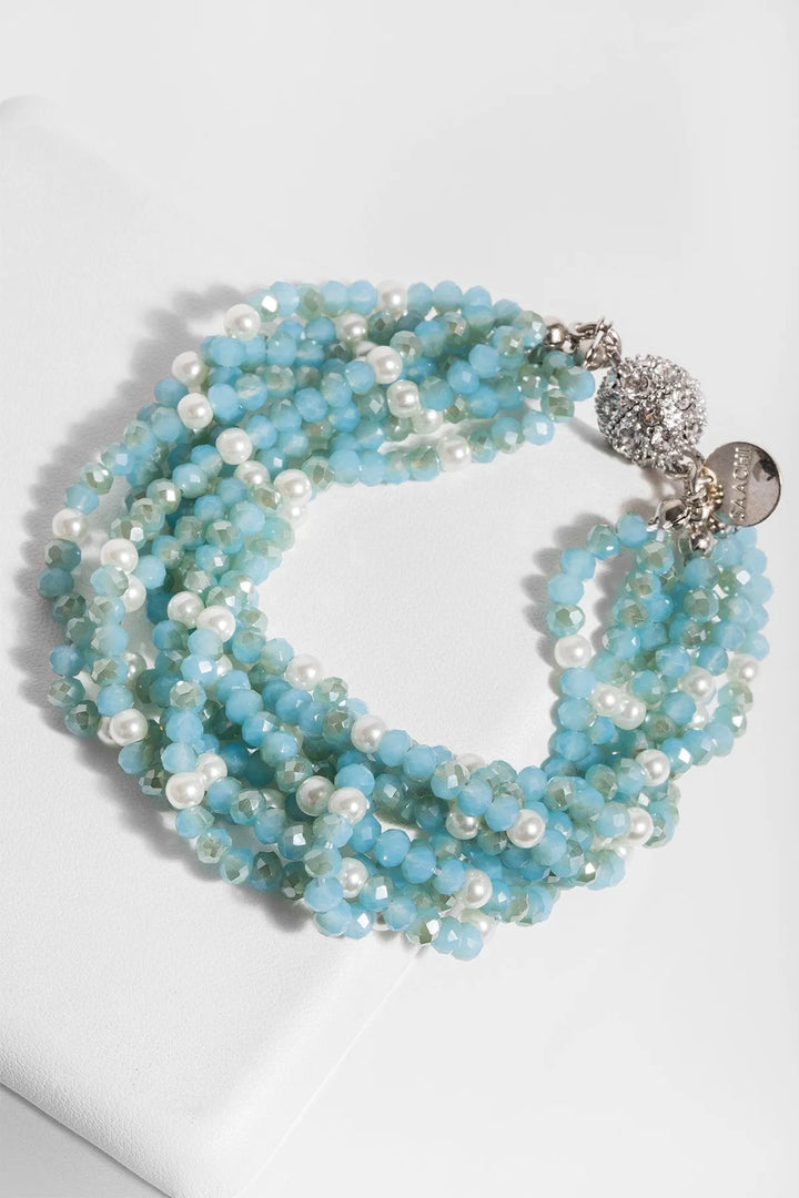 Crosby Pearl Bracelet Powder Blue