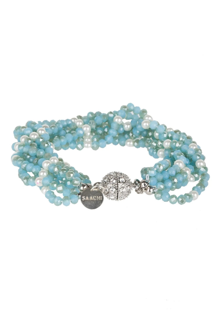 Crosby Pearl Bracelet Powder Blue