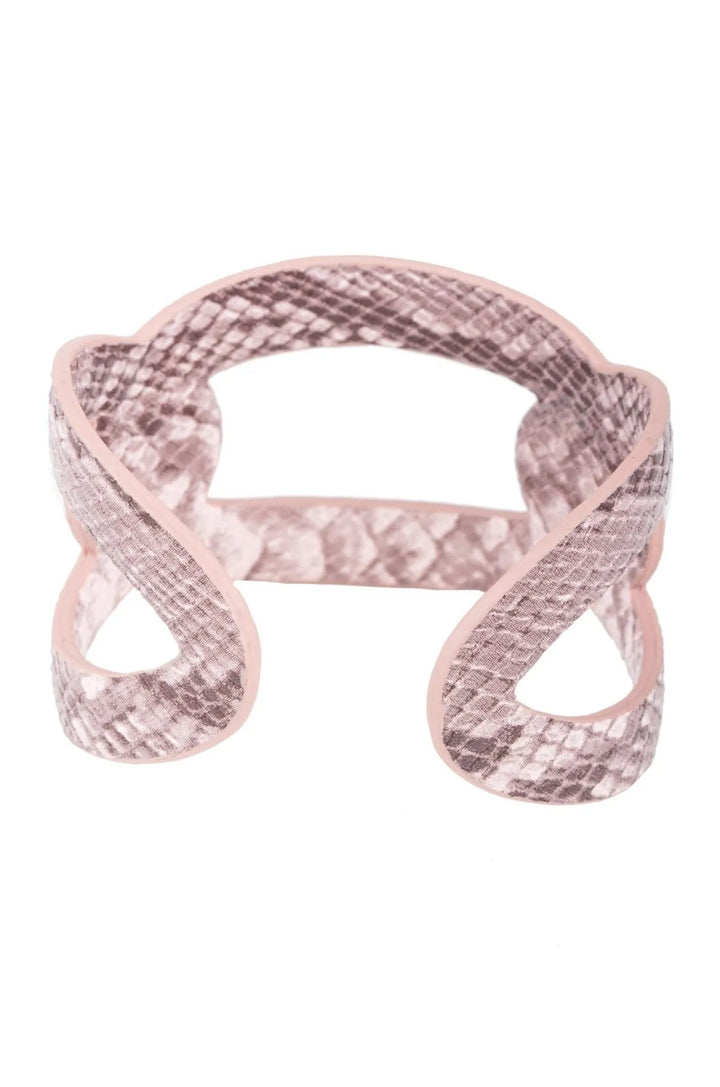 Ogee Cuff Bracelet Pink