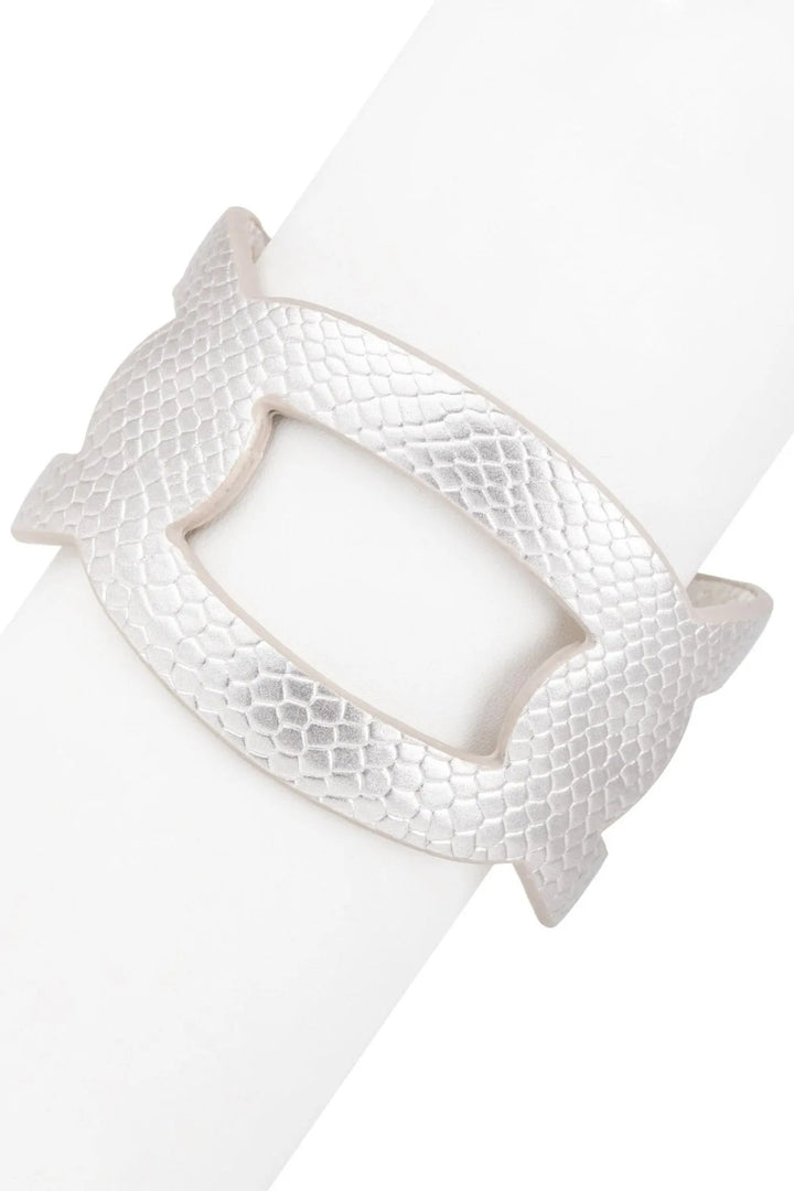 Ogee Cuff Bracelet Silver