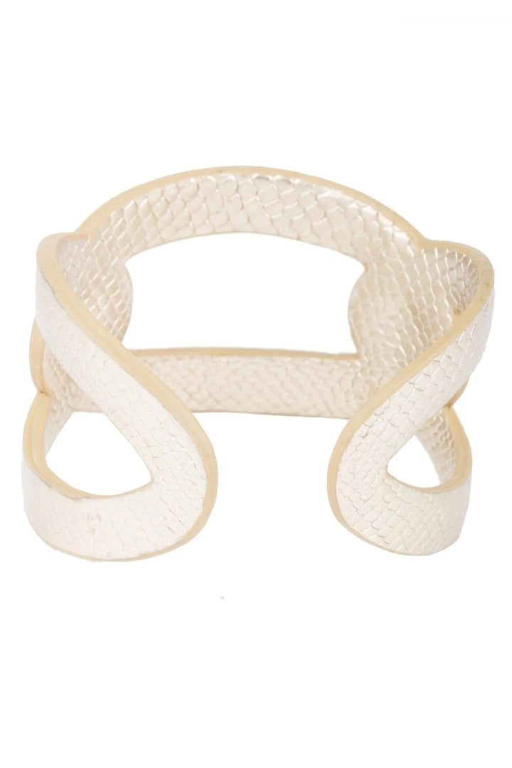 Ogee Cuff Bracelet Blanche Dalmond