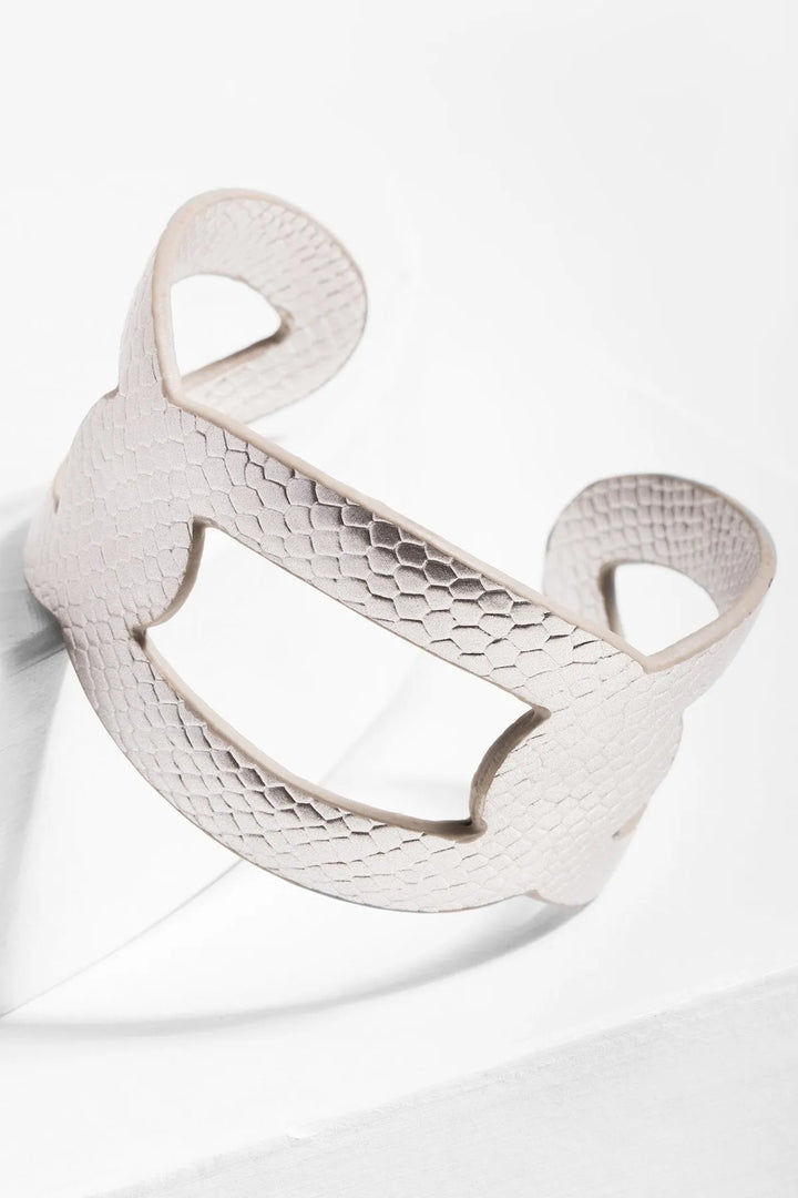 Ogee Cuff Bracelet Silver