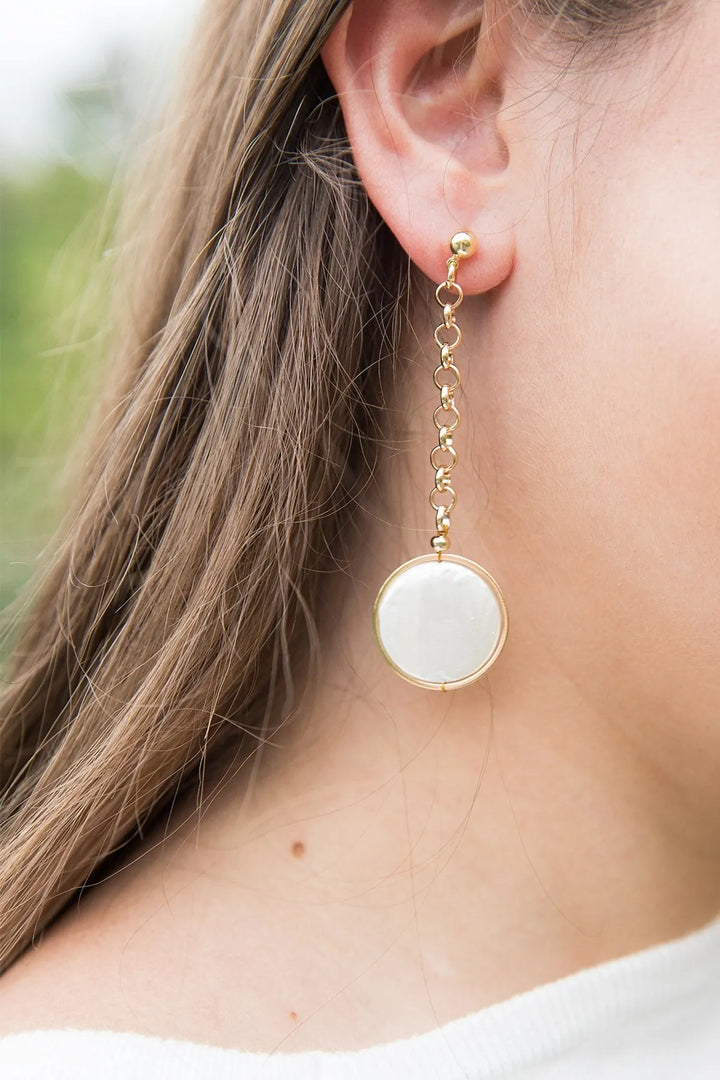 Pahiya Pearl Earring Gold