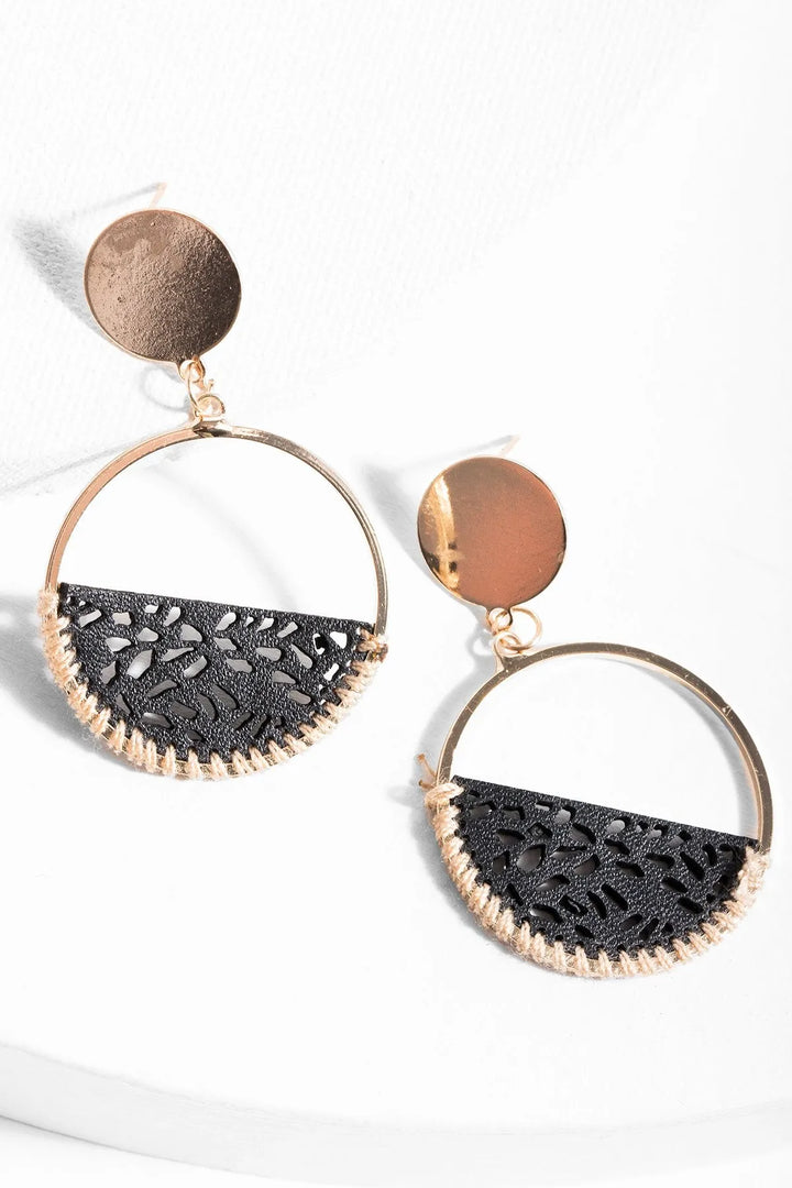 Sweet Caroline Earring Black