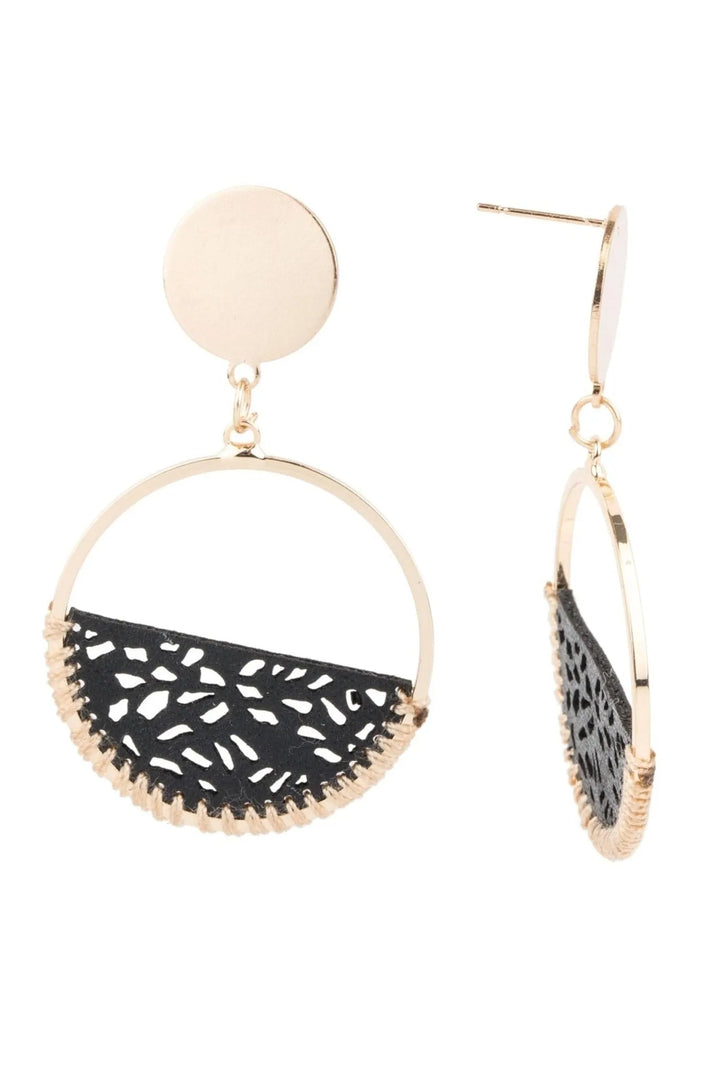 Sweet Caroline Earring Black