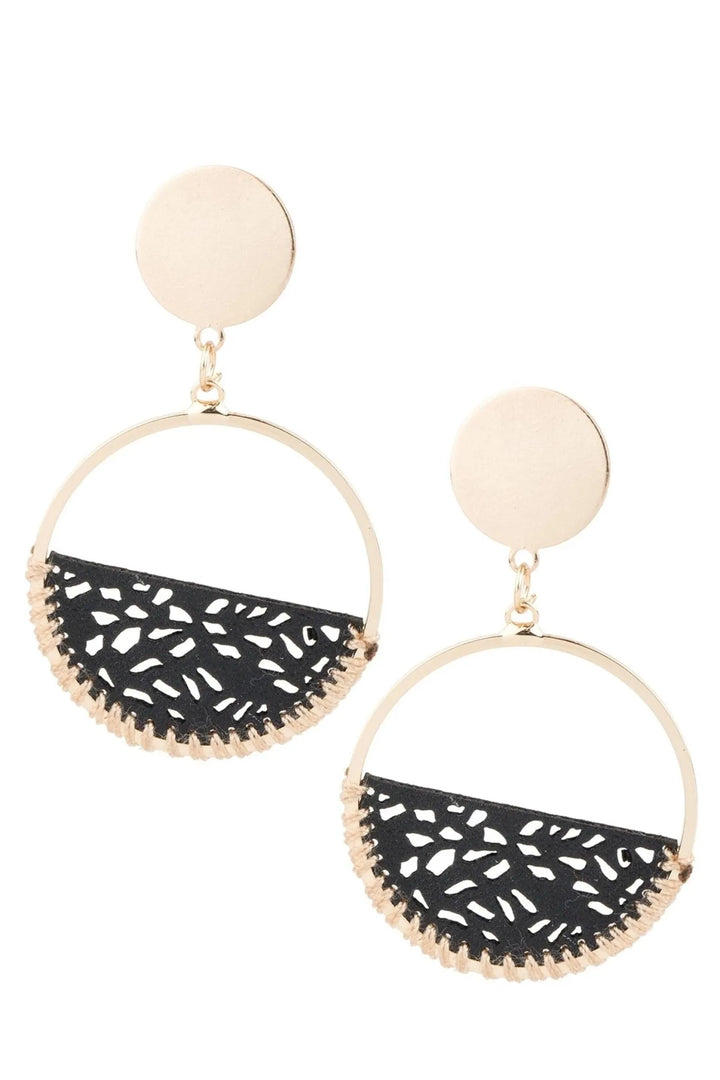 Sweet Caroline Earring Black