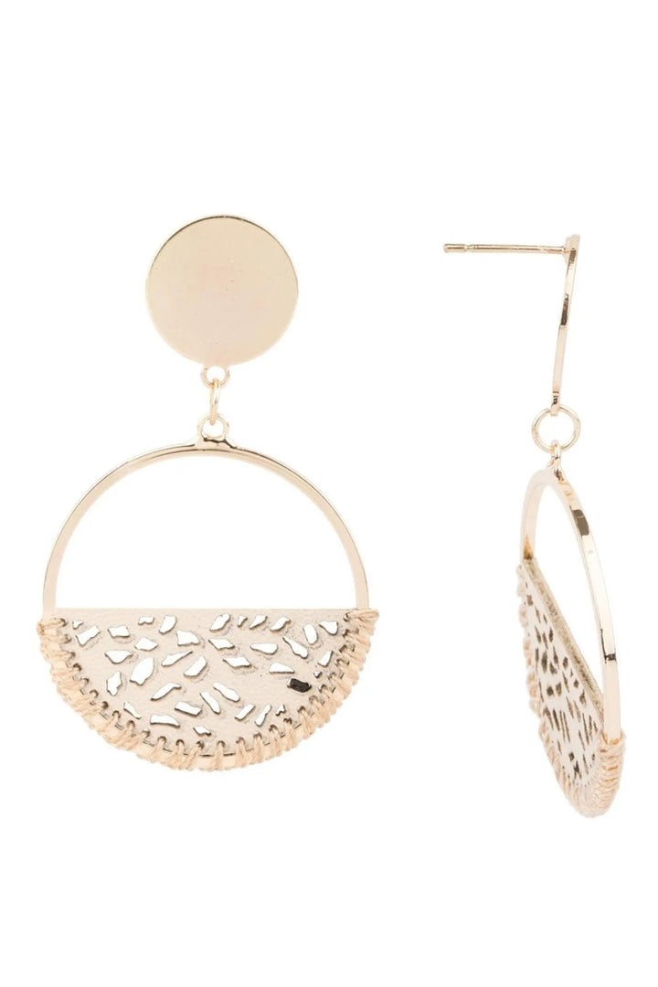 Sweet Caroline Earring White