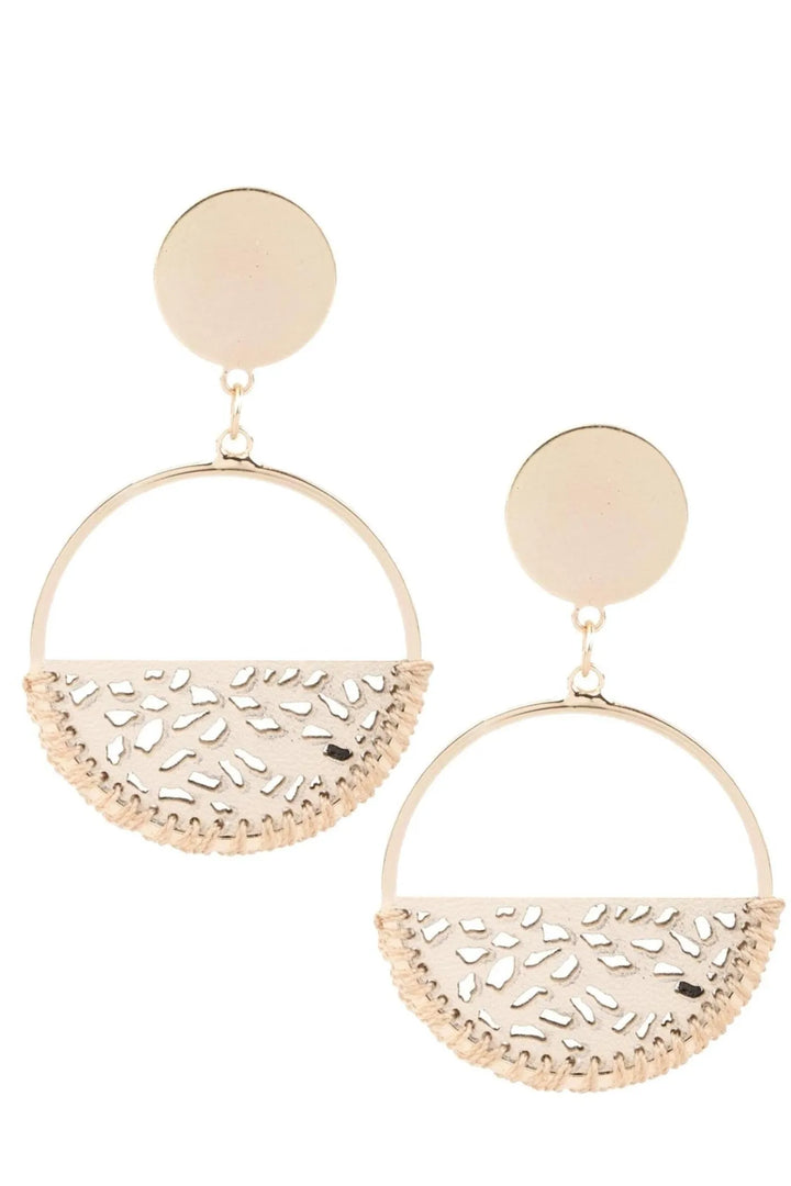 Sweet Caroline Earring White.