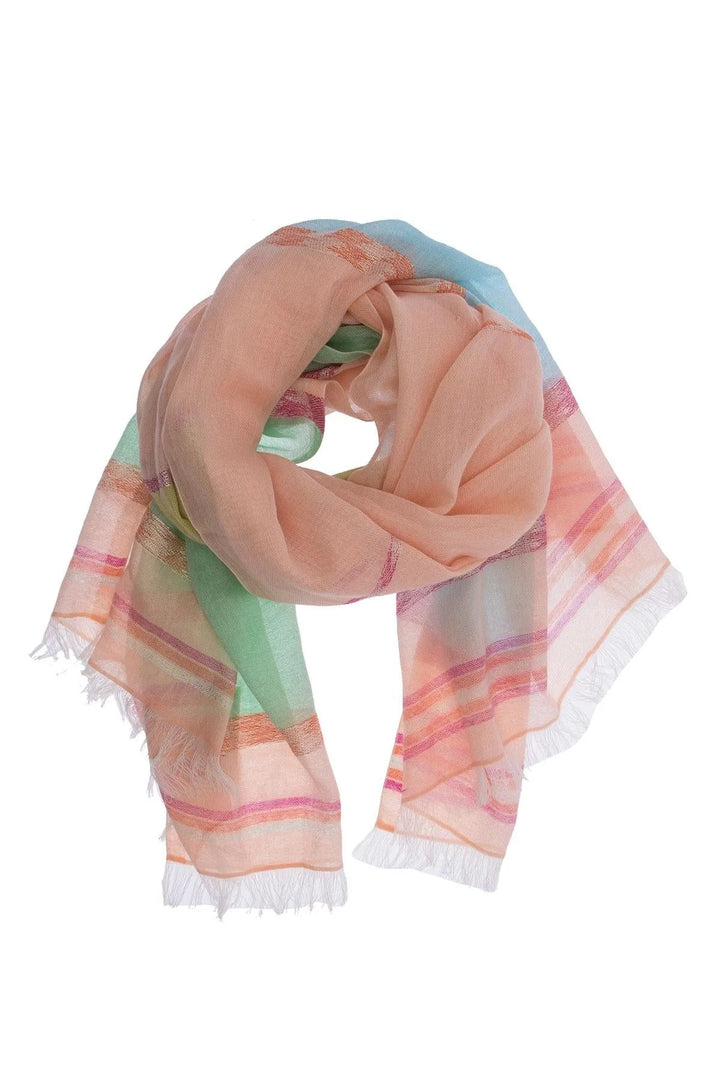 Sunshine Striped Scarf Light Multi