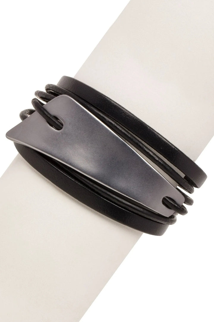 Absolute Zero Leather Bracelet - SAACHI