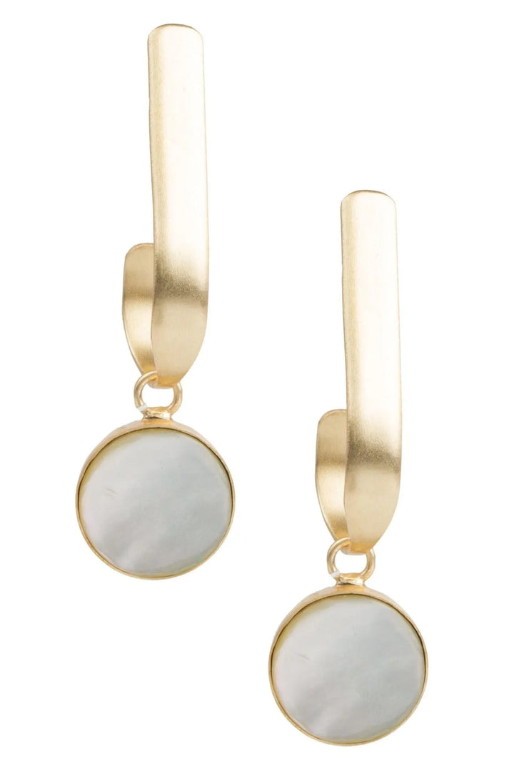 Sita Statement Earring White