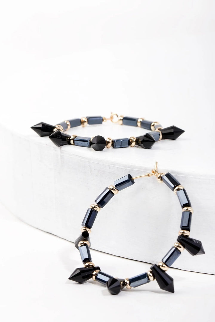 Spike Earring Navy