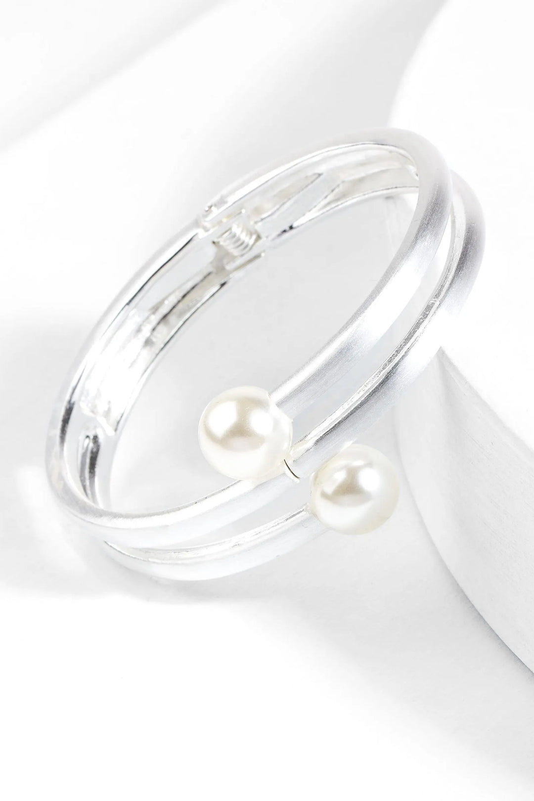 Endless Pearl Bracelet Silver