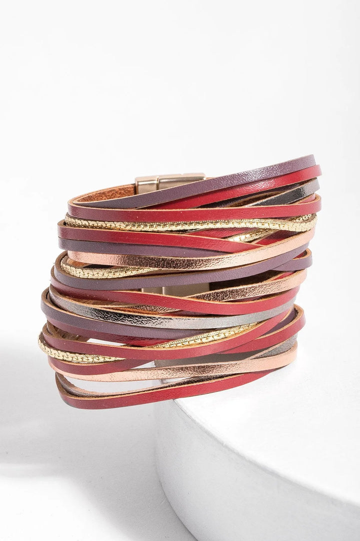 On the Line Bracelet Red