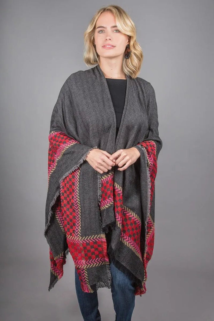 Aztec Dreams Kimono Gray