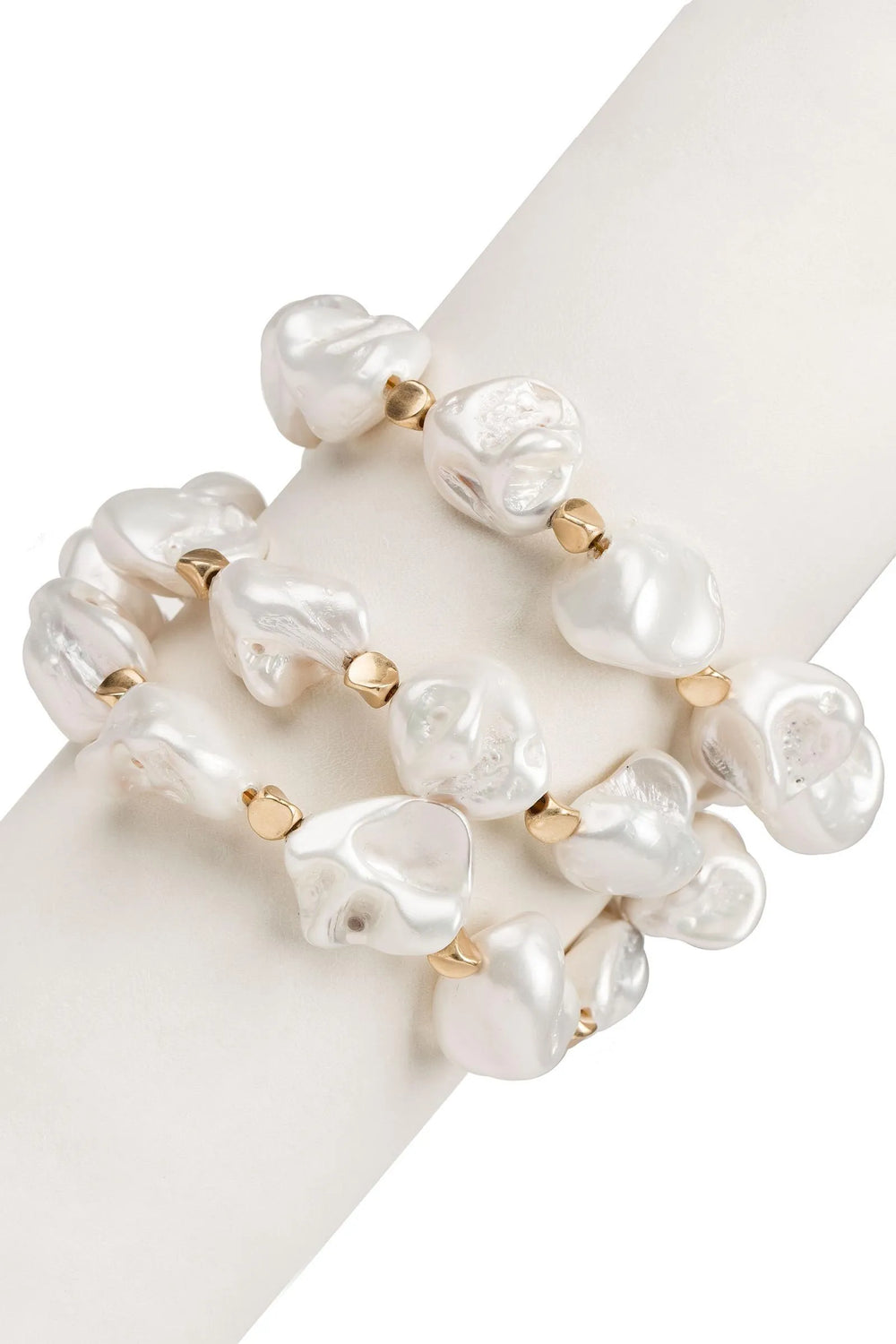 Charlotte Pearl Bracelet White