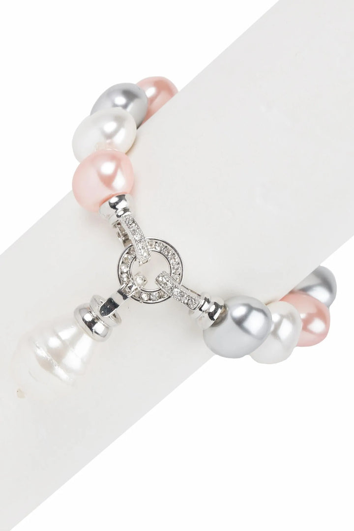 Neapolitan Pearl Bracelet Light Pink