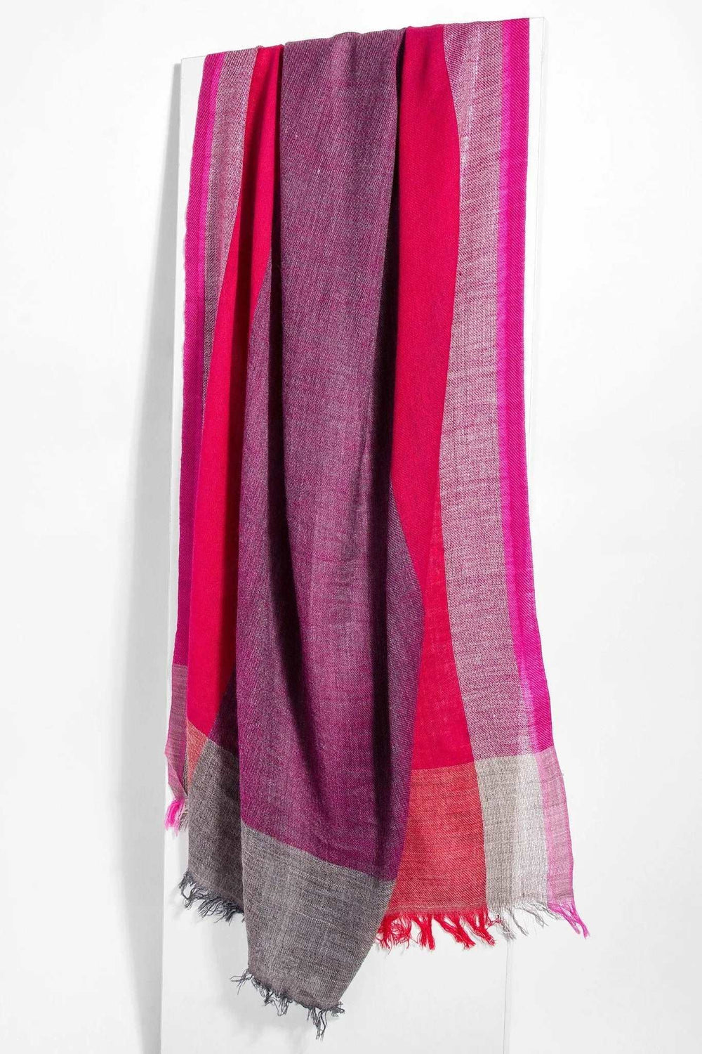 Annora Multi Tone Scarf Medium Violetred