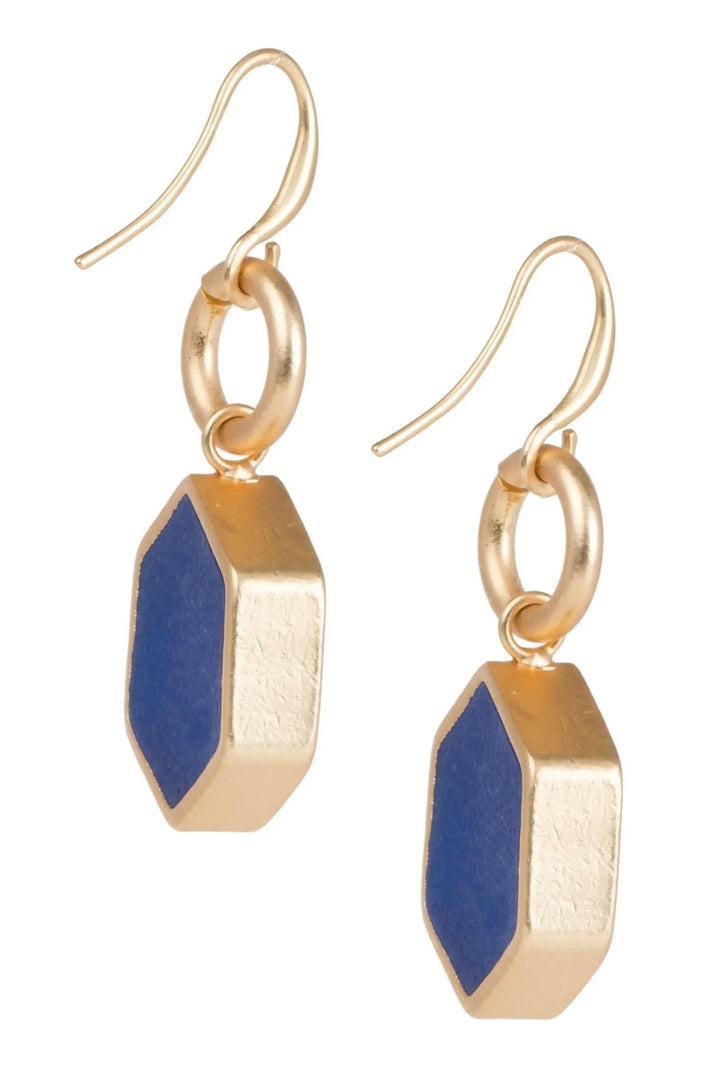 Kiera Statement Earring Royal Blue