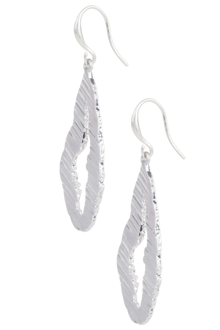 Ridge Statement Earring Silver