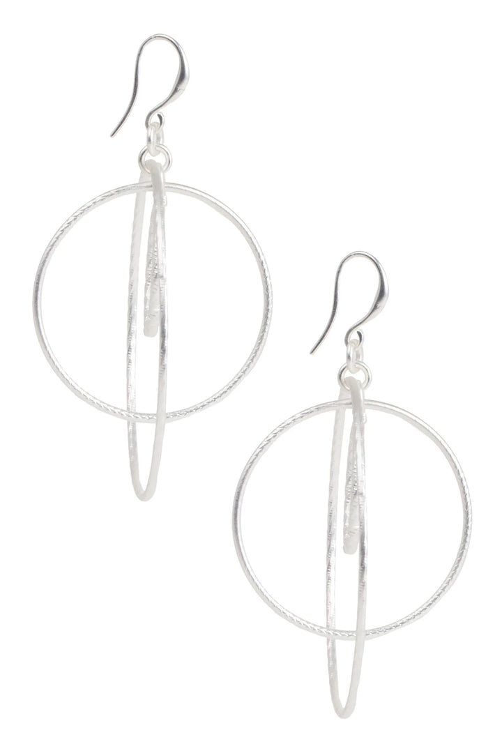 Never Ending Statement Earring Silver