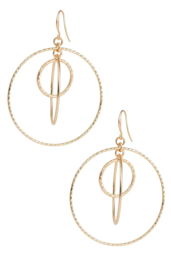 Never Ending Statement Earring Gold