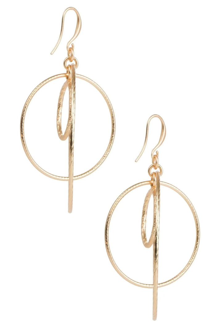 Never Ending Statement Earring Gold