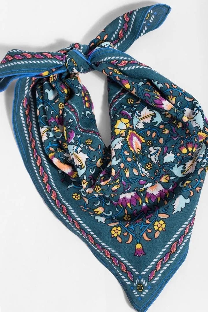 Tagore Bandana Steel Blue