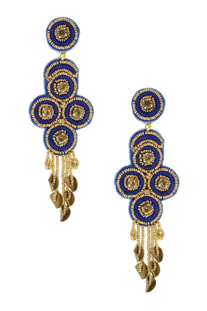 Lavasa Statement Earring Navy