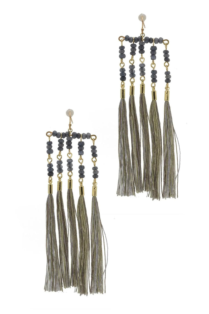 Kavali Tassel Earring Alice Blue